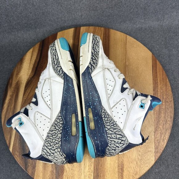 Nike Air Jordan Son Of Mars Low 'Hornets' Mens Size 8.5 White Midnight Navy - Picture 12 of 15